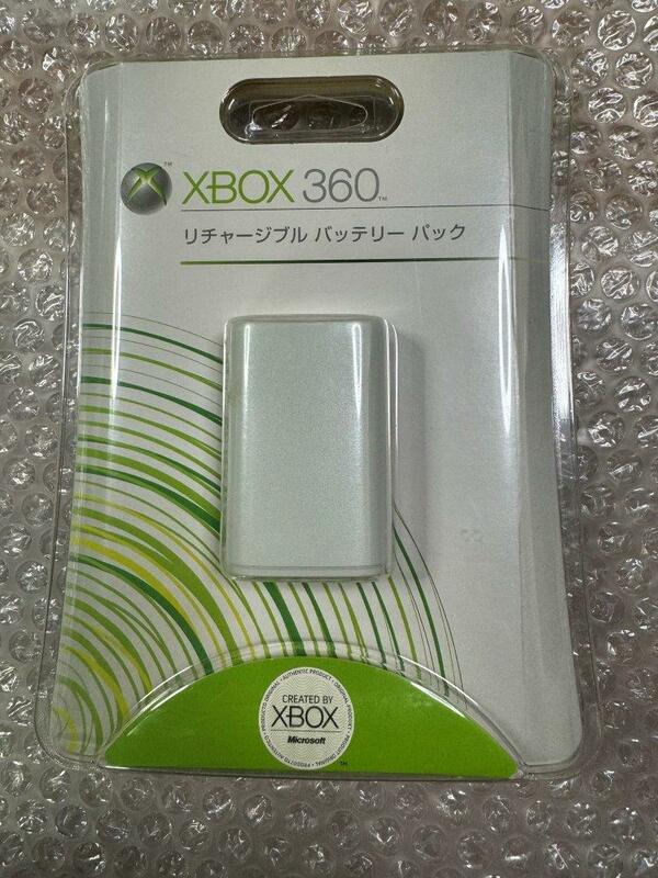 XBOX360 リチャージブル バッテリー パック (ホワイト) / Rechargeable Battery Pack 新品未開封 美品 送料無料 同梱可