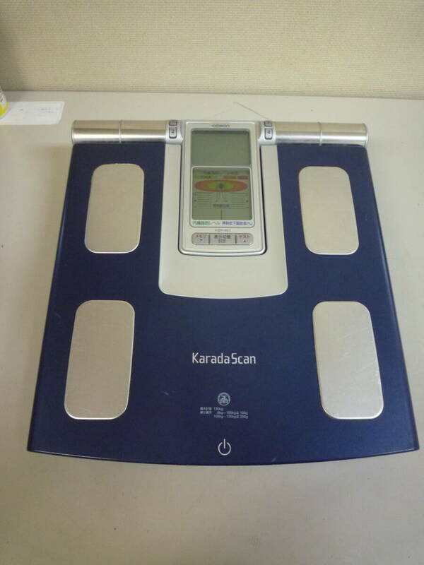 【6-5-27-2Ra】 OMRON　家庭用　体重計　Karada Scan　HBF-361　オムロン　体重体組成計　最大軽量：135㎏