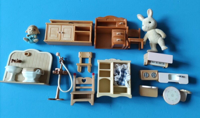 シルバニアファミリー 家具 と人形