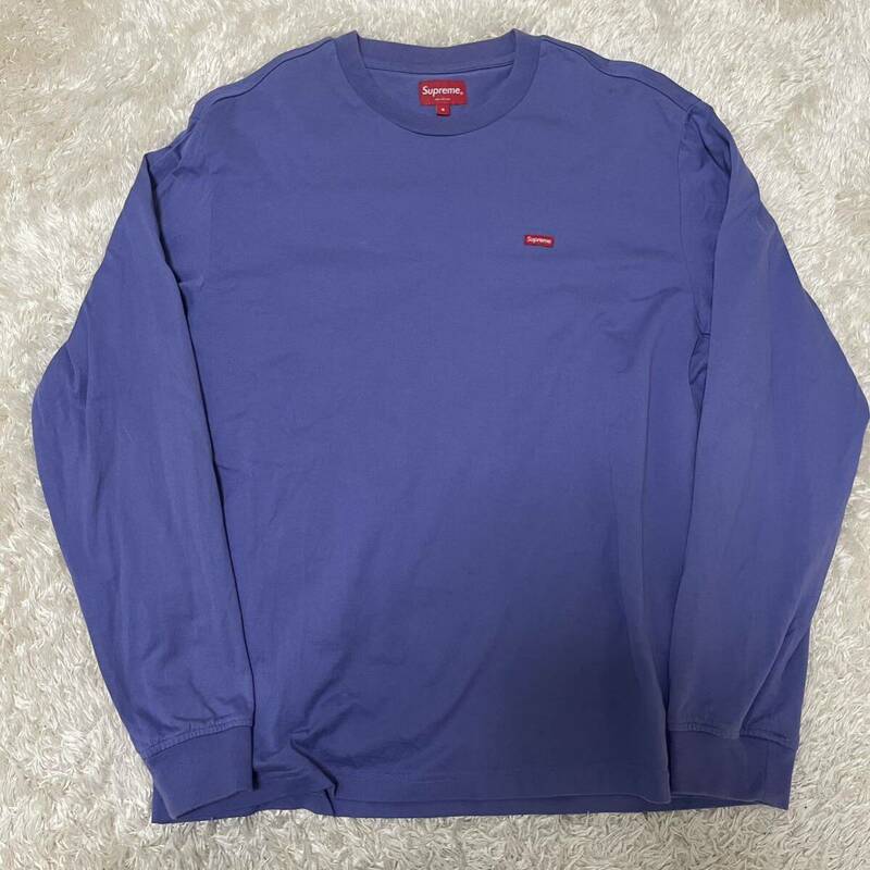 Supreme シュプリーム Small Box スモール ボックスロゴ　L/S Tee ロンT ロングスリーブ Tシャツ purple パープル　紫　Sサイズ