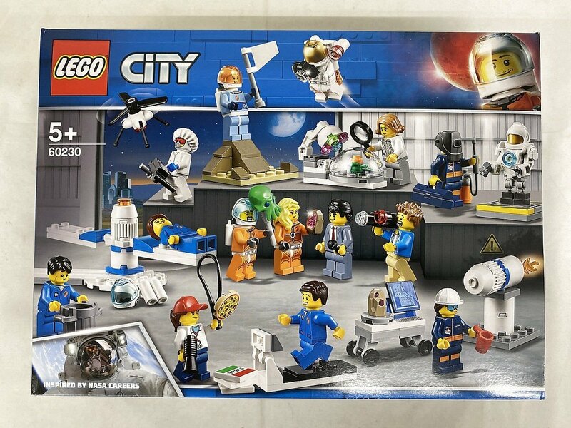 【未開封】LEGO スペースポート ミニフィグセット-宇宙探査隊と開発者たち 「レゴ シティ」 60230