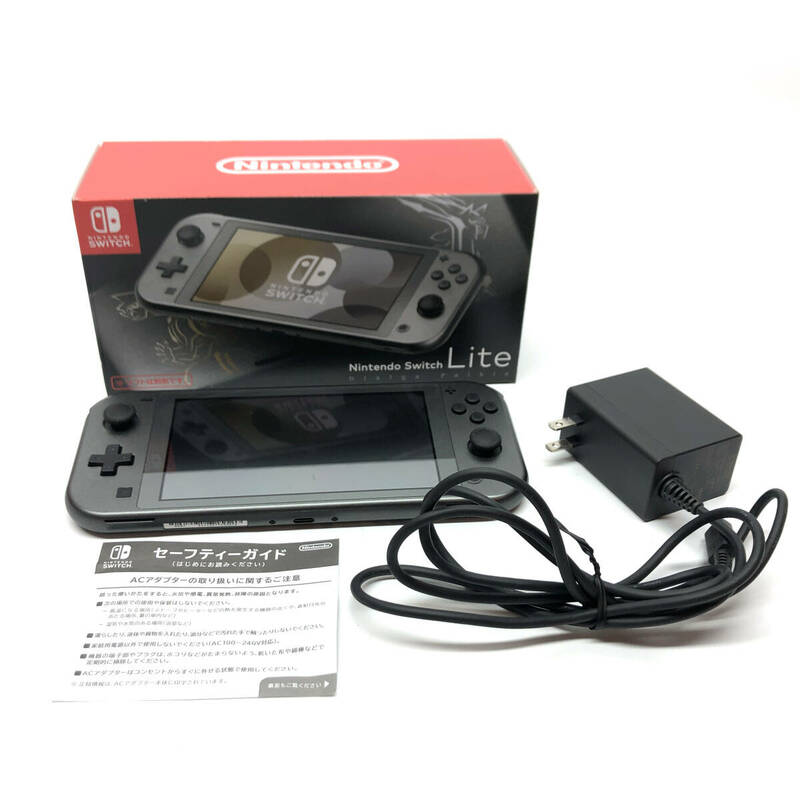 tu056 Nintendo Switch Lite 本体 HDH-001 ディアルガ・パルキア 動作確認済み ※中古