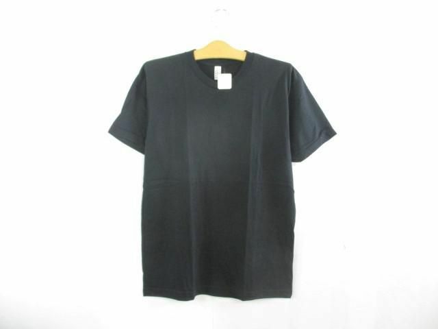 未使用 タグ付き ロサンゼルスアパレル クルーネックTシャツ M ブラック ユニセックス FF01