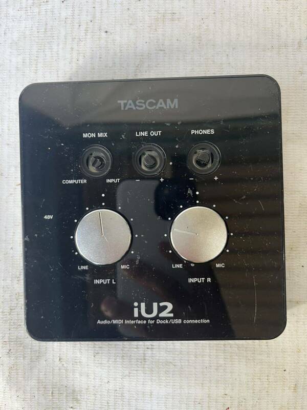 TASCAM iu2 テスコム オーディオ MIDI インターフェース 動作未確認品