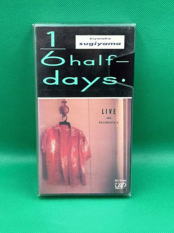 当時物 杉山清貴 1/6 half days LIVE and Documentary 1987年 VHS ビデオ ビデオテープ ライブ レトロ ライブ&ドキュメンタリー
