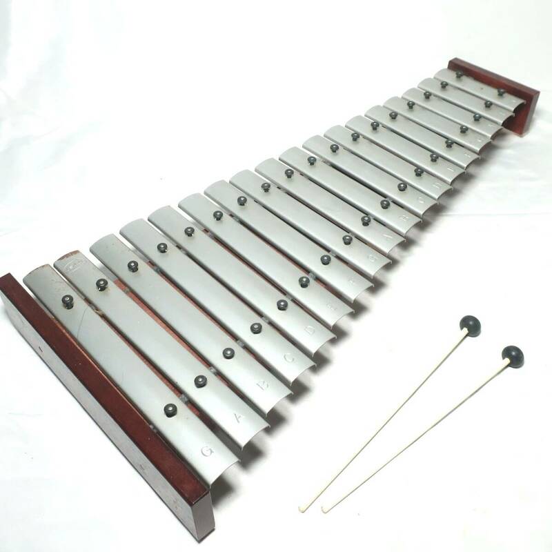 鉄琴 マレット付き 18鍵 楽器/120サイズ　