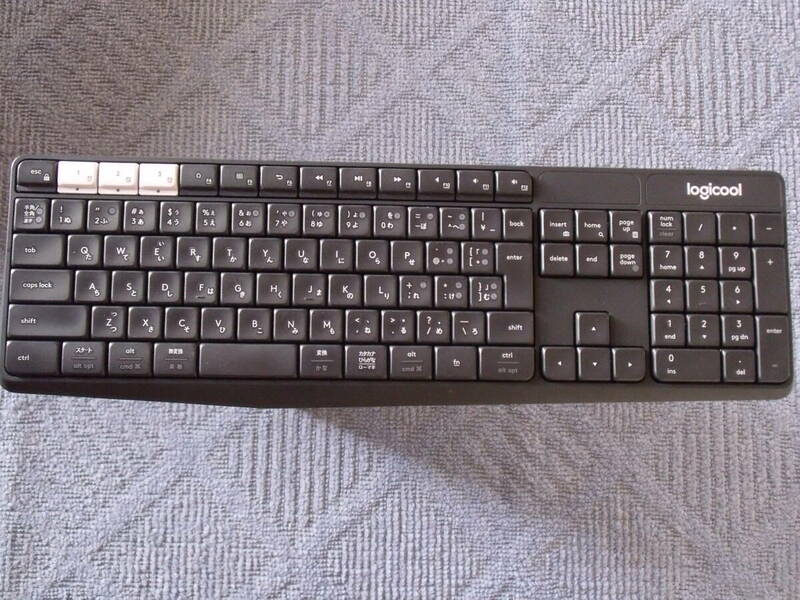 ロジクール マルチデバイス ワイヤレス キーボード＆スタンド K370s （ブラック/ホワイト）