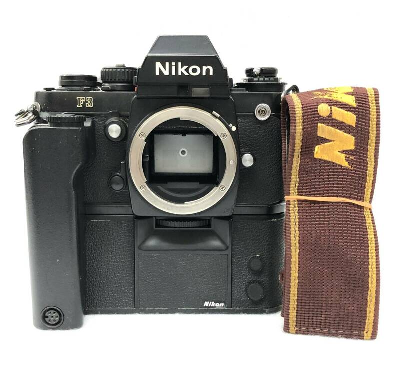 Nikon F3 / MOTOR DRIVE MD-4 / ニコン / 一眼レフ / フィルムカメラ / モータードライブ、ストラップ付き / ジャンク品