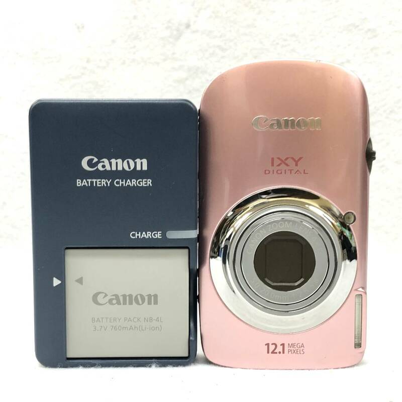 Canon IXY DIGITAL / PC1356 / 12.1 MEGA PIXELS / キャノン / コンパクトデジタルカメラ / ピンク / 充電器付 / 通電確認済み / 現状品