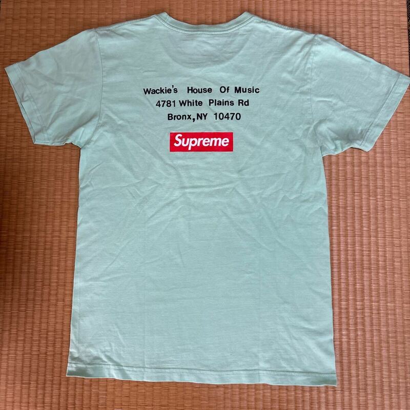 Supreme x WACKIE'S コラボ box logo レーベルロゴ Tシャツ Mグリーン系 レア Tee レゲエ ワッキーズ