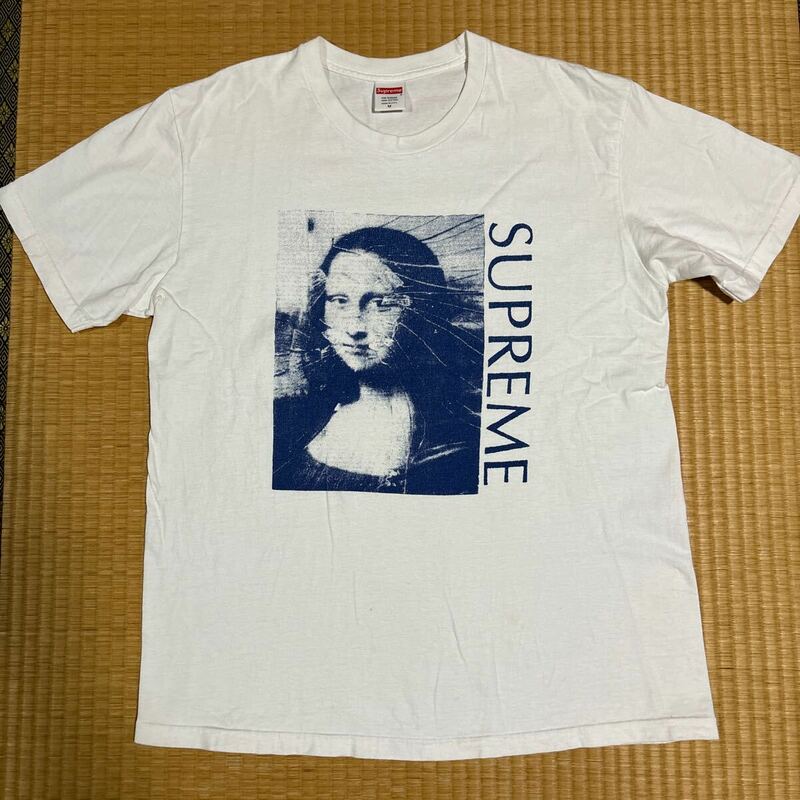 Supreme モナリザ ロゴ Tシャツ 白M レア Tee