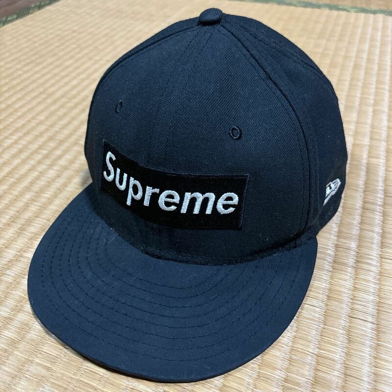 Supreme x NEW ERA コラボ GORE-TEX box logo キャップ 黒58.7cm レア 防水 ゴアテックス 帽子 ボックスロゴ