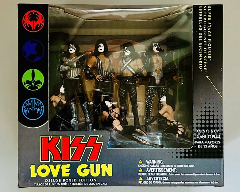 McFARLANE（マクファーレン）「KISS LOVE GUN（キッス ラブガン）SUPER STAGE FIGURES DELUXE BOXED EDITION」
