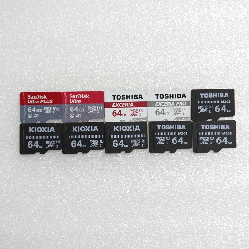 ■ microSDXC 64GB ■ まとめて 10枚セット / 動作品 フォーマット済 ジャンク 扱い microsd microSD マイクロSD 東芝 等 / E285