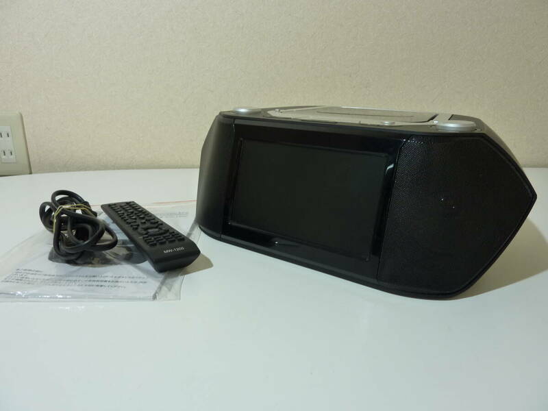アズマ MW-1205 7型液晶付きDVDシステム 小型DVDプレイヤー ラジカセタイプ 情熱価格 激安 爆安 1円スタート