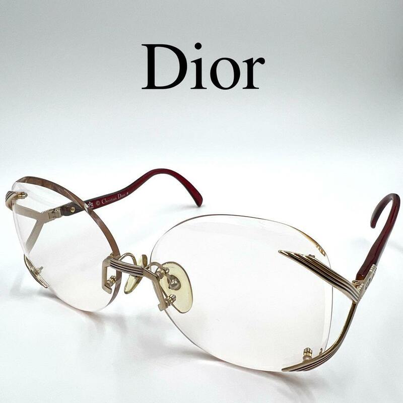Christian Dior ディオール メガネ 度入り 2289 リムレス