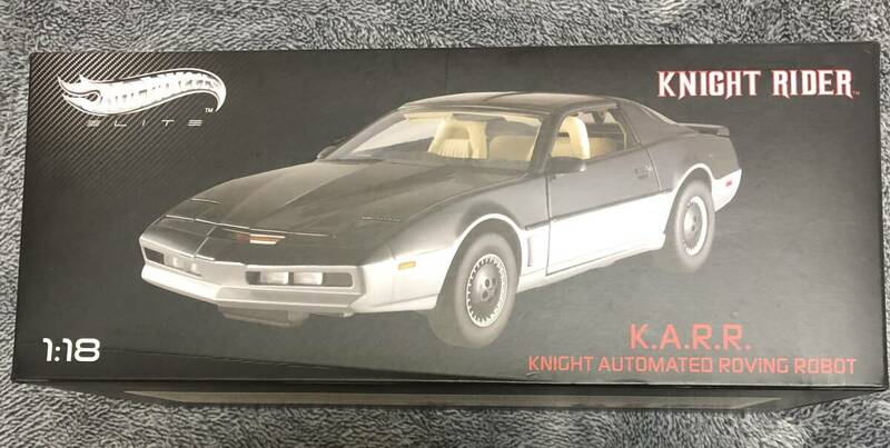 ナイトライダー　1/18 Hotwheels Knight Rider『K.A.R.R.』カール