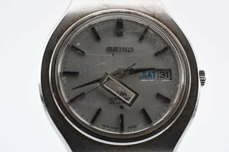 セイコー 5606-7120 デイデイト ラウンド シルバー 自動巻き メンズ 腕時計 SEIKO