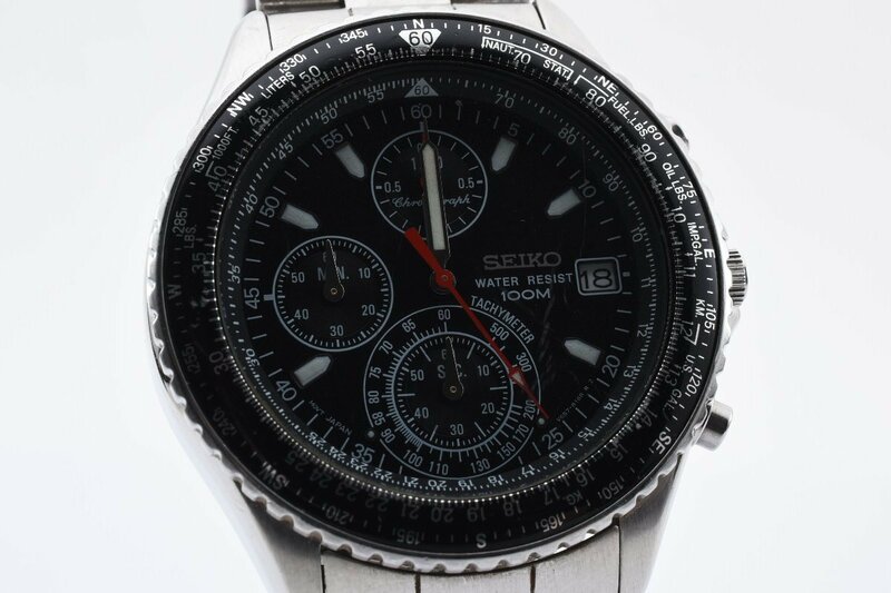 セイコー ラウンド デイト V657-8120 クォーツ メンズ 腕時計 SEIKO