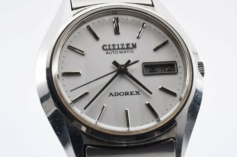 稼働品 シチズン アドレックス デイデイト 4-380304 自動巻き メンズ 腕時計 CITIZEN