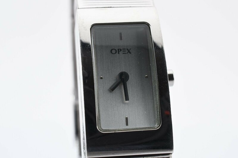 オペックス スクエア シルバー クォーツ レディース 腕時計 OPEX