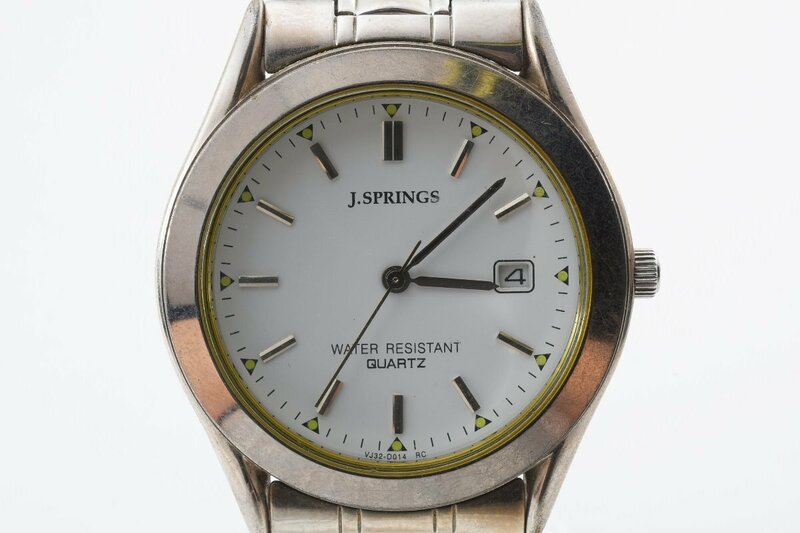 ジェイスプリングス デイト ラウンド クォーツ メンズ 腕時計 J.SPRINGS