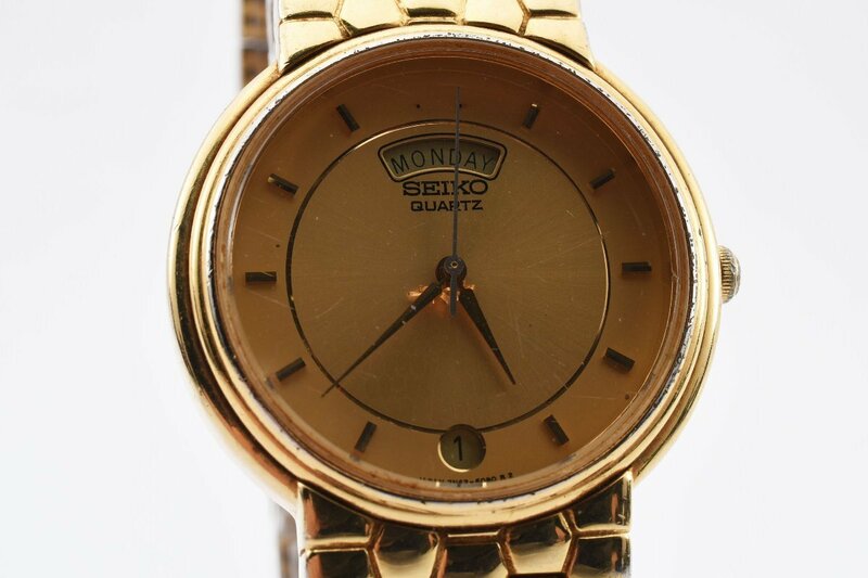 セイコー 7N43-6060 デイデイト ラウンド ゴールド メンズ 腕時計 SEIKO