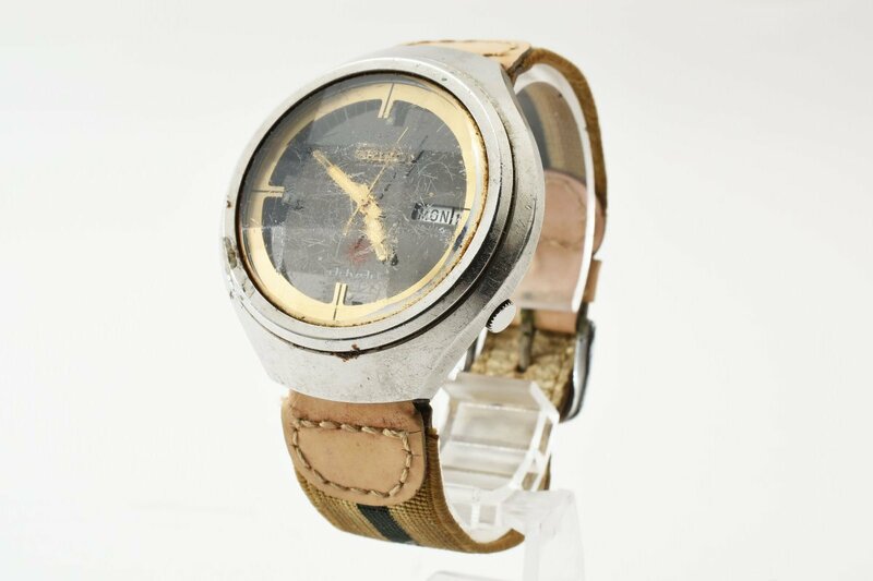 セイコー アドバン デイデイト カットガラス 6106-7680 自動巻き メンズ 腕時計 SEIKO