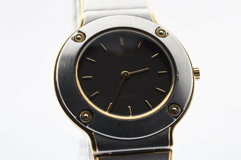 セイコー ラサール ブラックフェイス 1650-0A99 クオーツ レディース 腕時計 SEIKO LASSALE