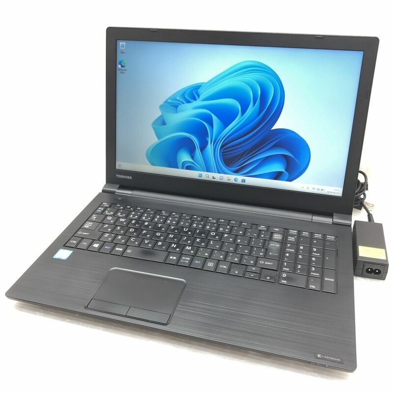 Windows11 TOSHIBA dynabook B55/J PB55JTB44RAQD21 Core i5-8250U メモリ8GB M.2 SSD256GB 15.6インチ T010668