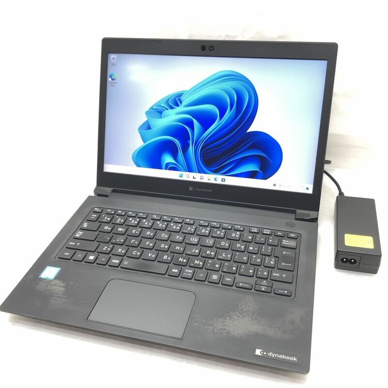 1円 Windows11 Pro TOSHIBA dynabook S73/DP A6S3DPF25511 Core i5-8250U メモリ8GB M.2 SSD 256GB 13.3インチ T010326