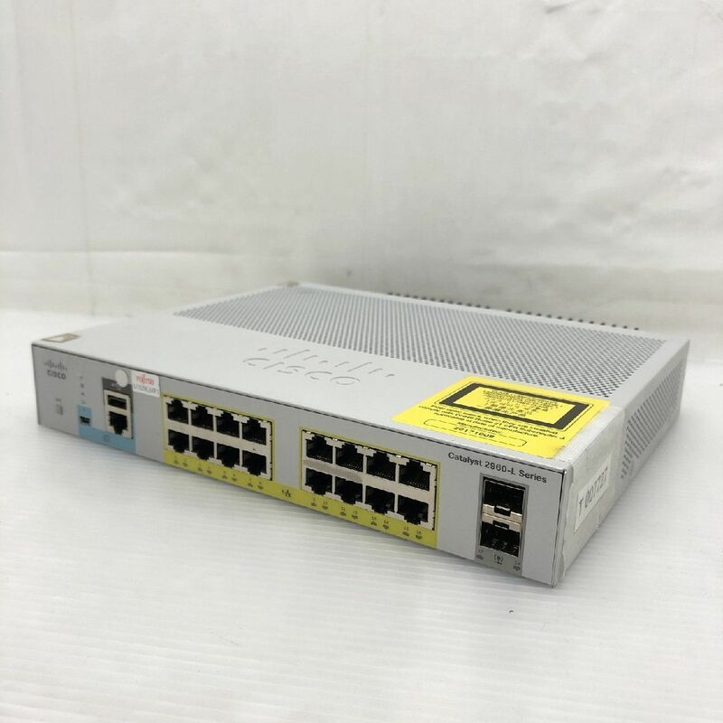 1週間保証 初期化済 CISCO Catalyst 2960-L Series WS-C2960L-16PS-LL イーサネットハブ T007727