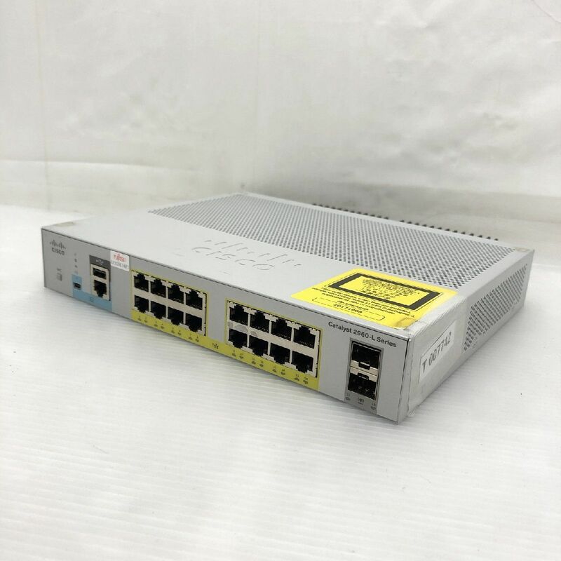 1週間保証 初期化済 CISCO Catalyst 2960-L Series WS-C2960L-16PS-LL イーサネットハブ T007742