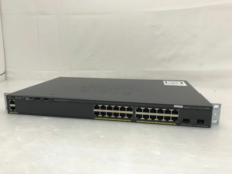 1週間保証 CISCO Catalyst 2960-X Series WS-C2960X-24TD-L T009366