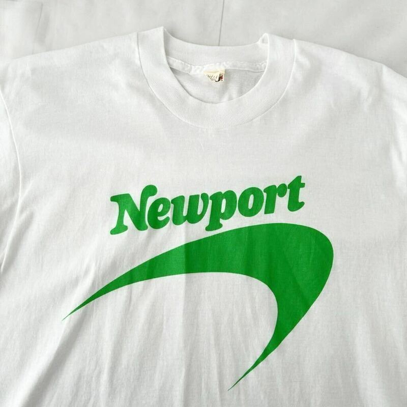 美品 80s 90s NEWPORT Tシャツ L ビンテージ ニューポート タバコ 企業 プロモーション プリント 半袖 SCREEN STARS USA製 80年代 90年代