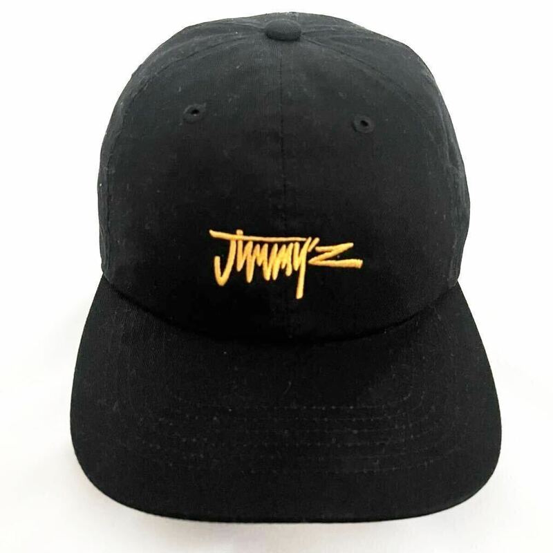 JIMMY'Z 刺繍ロゴ コットン キャップ 黒 サイズ FREE レプリカ （ ジミーズ サーフ スケート オールド ビンテージ 80s 90s 復刻 SK8 OLD 