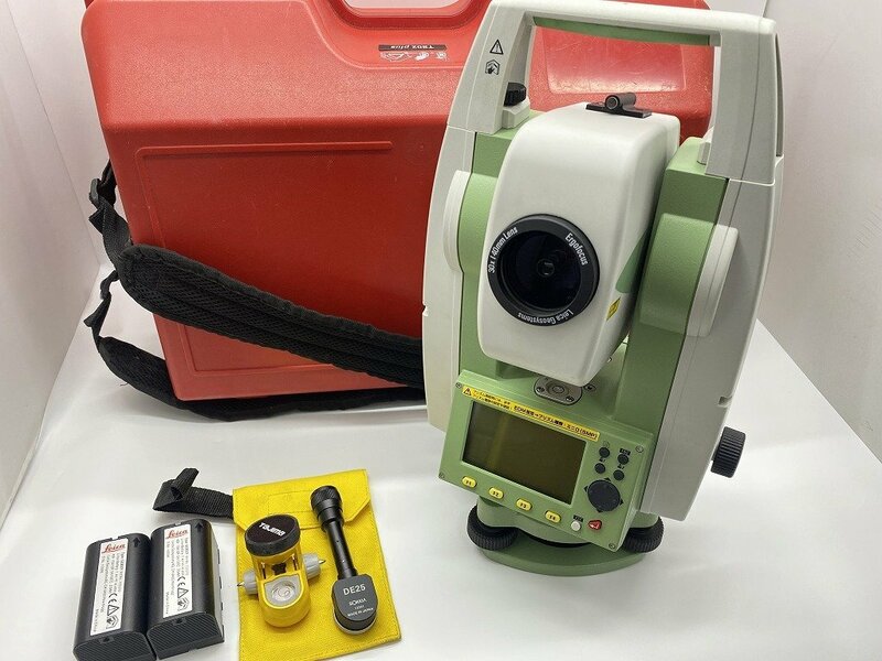■高級機材【Leica ライカ TS02plus 7 R500 トータルステーション 距離測定システム バッテリー2個 充電器 付属品多数有り】SH-18492