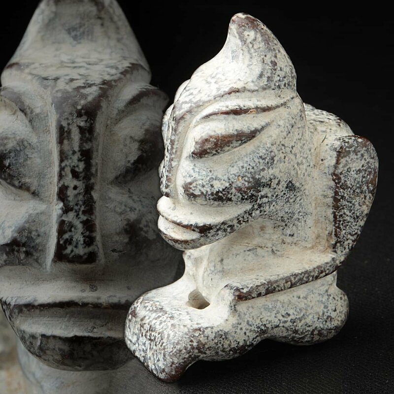 JK746 中国美術 紅山文化 石雕太陽神 高7.6cm 重118g・石彫太陽神像 置物 擺件 中国古玩