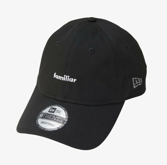 新品 NEW ERA familiar 大人用 黒 キャップ ファミリア Black　送料無料