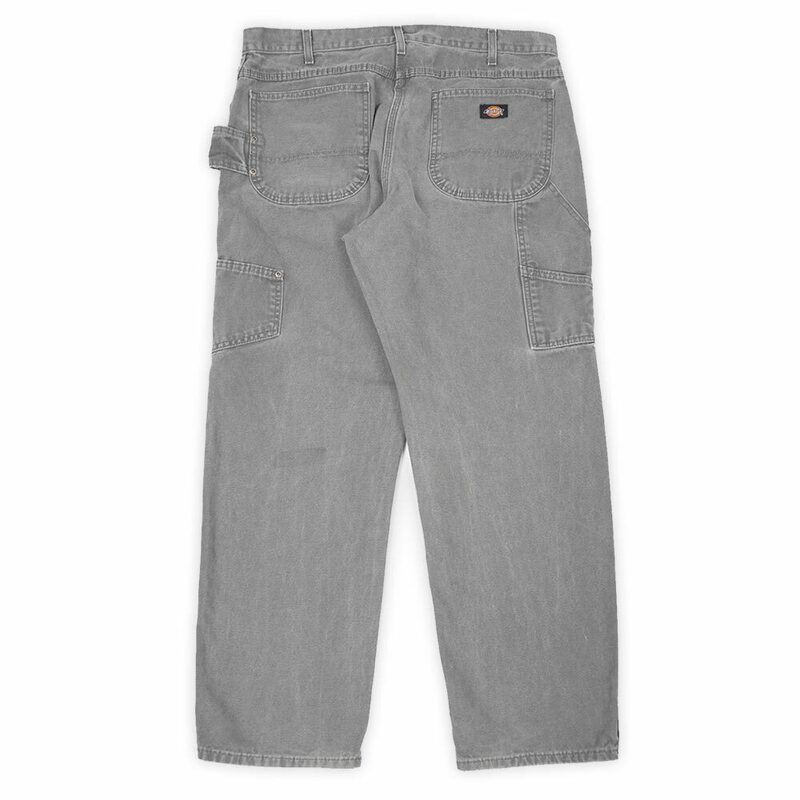 ディッキーズ Dickies 00s ダックペインターパンツ ワーク 定番 旧タグ USA ビンテージ 古着 (-1932) グレー W36 L32