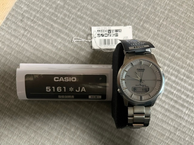 [カシオ] 腕時計 リニエージ 【国内正規品】電波ソーラー LCW-M170TD-7AJF メンズ シルバー