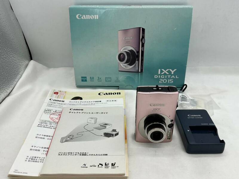 sk8925060/Canon キャノン IXY DIGITAL 20IS デジタルカメラ デジカメ 説明書付き ピンク色