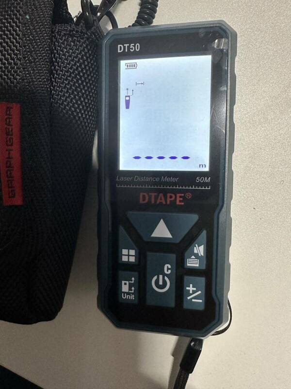 激安　美品　中古　保管品　レーザー距離計 DT50 コンパクト　DTAPE DT50レ-ザ-距離計