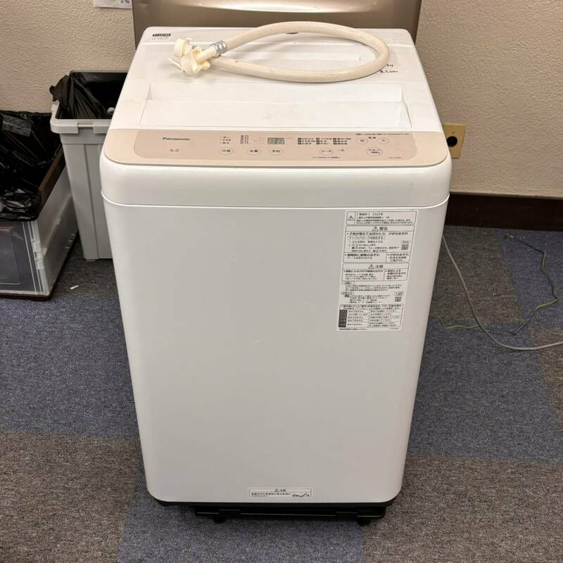 【稼動品】Panasonic NA-F6B2 洗濯機 パナソニック 2023年製 6.0kg 家電 中古