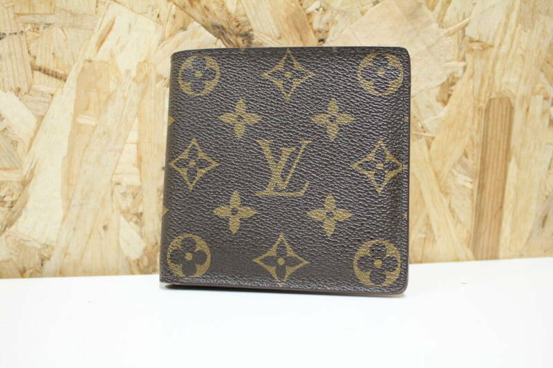 TH05089　LOUIS　VUITTON　ヴィトン　ポルトフォイユ・マルコ　シリアルDK3170　高さ約10.5㎝×幅約11㎝×マチ約2㎝(折り畳み時)　中古品