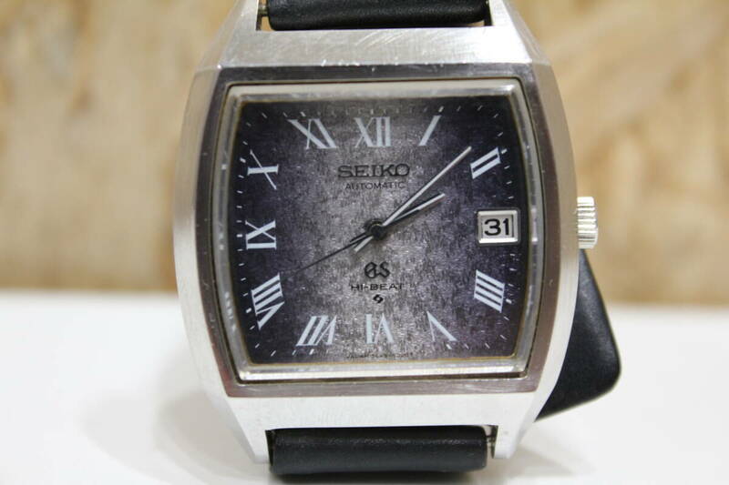 TH05198　GRAND　SEIKO　5645-5010　自動巻き　角形　腕時計　動作確認済　中古品