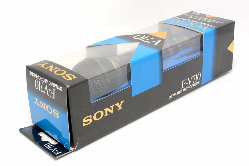 【美品】SONY F-V710 DYNAMIC MICROPHONE ソニー 単一指向性 ダイナミック マイク XLR/OFCコード5m 付属 #1097