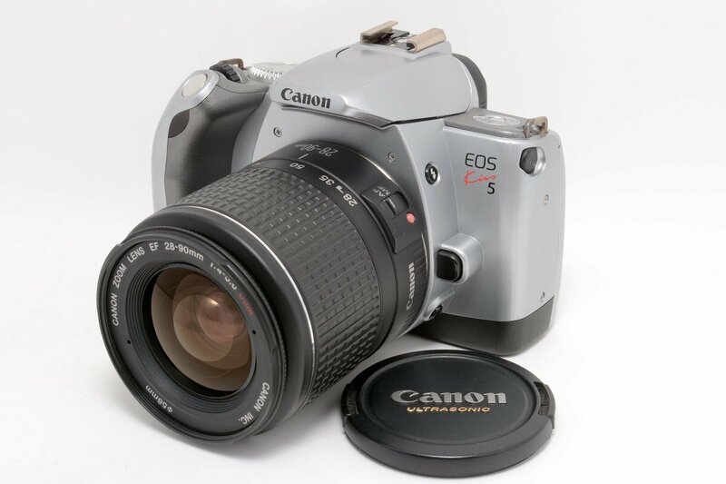 【良品】Canon キヤノン EOS Kiss 5 35mm AF一眼レフカメラ ボディ + おまけレンズ(Canon EF 28-90mm F4-5.6 USM) #43824479