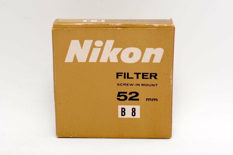 【美品】 Nikon B8 Blue 52mm ニコン スクリューマウント ブルー フィルター