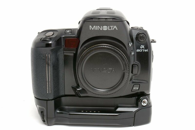 【概ね美品】MINOLTA α807si ミノルタ AFフィルム一眼レフカメラ ボディ + バッテリーグリップ 付属 #4599